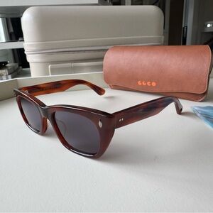 Garrett Leight California, style the Webster. Tortoise Shell Sunglasses